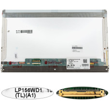Матрица 15.6" LP156WD1-TLA1 (1600*900, 40pin, LED, NORMAL, матовая, разъем слева внизу) для ноутбука (renew)