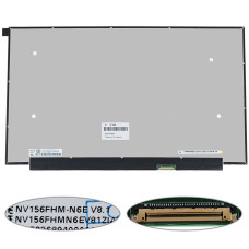 Матрица 15.6" NV156FHM-N6E (1920*1080, 30pin(eDP, IPS, 300 cd/m?, 100% sRGB), LED, SLIM(без планок и ушек), матовая, разъем справа внизу) для ноутбука