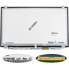 Матрица 15.6" N156HGE-LA1 (1920*1080, 40pin, LED, SLIM(вертикальные ушки), глянец, разъем справа внизу) для ноутбука (renew)