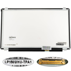 Матрица 15.6" LP156WHU-TPA1 (1366*768, 30pin(eDP), LED, SLIM(вертикальные ушки), матовая, разъем справа внизу) для ноутбука (renew)