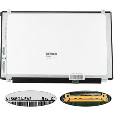 Матрица 15.6" N156BGE-EA2 (1366*768, 30pin(eDP), LED, SLIM(вертикальные ушки), матовая, разъем справа внизу) для ноутбука (renew)