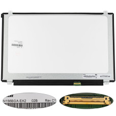 Матрица 15.6" N156BGA-EA2 (1366*768, 30pin(eDP), LED, SLIM(вертикальные ушки), матовая, разъем справа внизу) для ноутбука (renew)