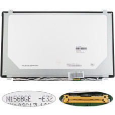 Матрица 15.6" N156BGE-E32 (1366*768, 30pin(eDP), LED, SLIM(вертикальные ушки), матовая, разъем справа внизу) для ноутбука (renew)