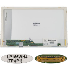 Матрица 15.6" LP156WH4-TPP1 (1366*768, 30pin(eDP) LED, NORMAL, глянец, разъем слева внизу) для ноутбука (renew)
