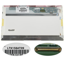 Матрица 15.6" LTN156AT09 (1366*768, 40pin, LED, NORMAL, глянцевая , разъем слева внизу) для ноутбука (renew)