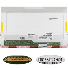 Матрица 15.6" LTN156AT24 (1366*768, 40pin, LED, NORMAL, глянцевая, разъем слева внизу) для ноутбука (renew)