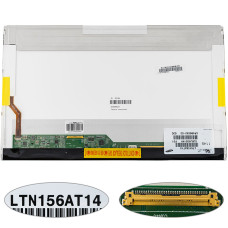 Матрица 15.6" LTN156AT14 (1366*768, 40pin, LED, NORMAL, глянцевая, разъем слева внизу) для ноутбука (renew)