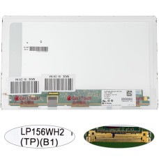 Матрица 15.6" LP156WH2-TPB1 (1366*768, 30pin(eDP) LED, NORMAL, матовая, разъем слева внизу, for Dell E5510, E6510, M4500) для ноутбука