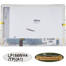 Матрица 15.6" LP156WH4-TPA1 (1366*768, 30pin(eDP) LED, NORMAL, глянцевая, разъем слева внизу) для ноутбука (renew_)