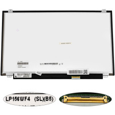 Матрица 15.6" LP156WF4-SLB5 (1920*1080, 40pin(300cd/m2, 80/80/80/80(углы), IPS), LED, SLIM(вертикальные ушки), матовая, разъем справа внизу) для ноутбука (renew)