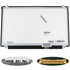 Матрица 15.6" N156BGE-EA1 (1366*768, 30pin(eDP), LED, SLIM(вертикальные ушки), матовая, разъем справа внизу) для ноутбука (renew)