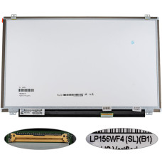 Матрица 15.6" LP156WF4-SLB1 (1920*1080, 40pin, LED, SLIM(вертикальные ушки), матовая, разъем справа внизу) для ноутбука (renew)