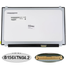 Матрица 15.6" B156XTN04.2 100% NEW (1366*768, 40pin, LED, SLIM (вертикальные ушки), глянцевая, разъем справа внизу) для ноутбука