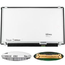 Матрица 15.6" N156BGE-EB2 (1366*768, 30pin(eDP), LED, SLIM(вертикальные ушки), матовая, разъем справа внизу) для ноутбука (renew)