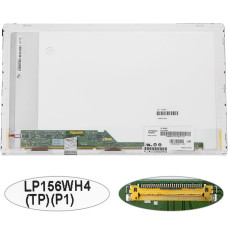 Матрица 15.6" LP156WH4-TPP1 (1366*768, 30pin(eDP) LED, NORMAL, матовая, разъем слева внизу) для ноутбука