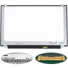 Матрица 15.6" N156BGA-EB2 (1366*768, 30pin(eDP), LED, SLIM(вертикальные ушки), матовая, разъем справа внизу) для ноутбука (renew)