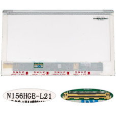 Уценка!матрица 15.6" N156HGE-L21 (1920*1080, 40pin, LED, NORMAL, матовая, разъем слева внизу) для ноутбука