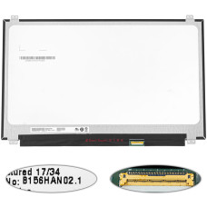 Матрица 15.6" B156HAN02.1 HW:BA (1920*1080, 40pin(eDP, IPS), LED, SLIM(вертикальные ушки), матовая, разъем справа внизу, ширина 350мм (narrow border)) для ноутбука