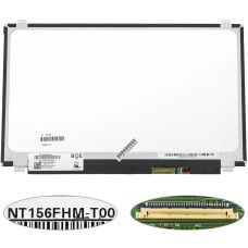 Матрица 15.6" NT156FHM-T00 touch (1920*1080, 40pin(eDP), LED, SLIM(вертикальные ушки), глянец, разъем справа внизу) для ноутбука
