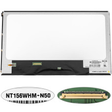 Матрица 15.6" NT156WHM-N50 (100% NEW) (1366*768, 40pin, LED, NORMAL, глянцевая, разъем слева внизу) для ноутбука