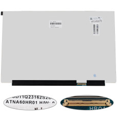 Матрица 16.0" ATNA60HR01 (2880*1800, 40pin(eDP, 120Hz, OLED, DCI-P3 100%), OLED, SLIM(без планок и ушек), матовая, разъем справа внизу) для ноутбука