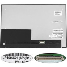 Матрица 16.0" LP160UQ1-SPB1 (3840*2400, 40pin(eDP, 600cd/m2, 100% sRGB, IPS), LED, SLIM(без доп панели), матовая, разъем справа внизу) для ноутбука