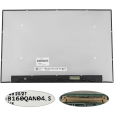 Матрица 16.0" B160QAN04.S (3200*2000, 40pin(eDP, IPS, 120Hz), LED, SLIM(без доп. панели), матовая, разъем справа внизу) для ноутбука