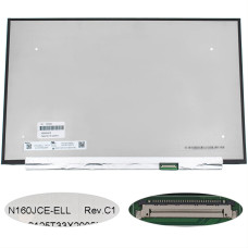 Матрица 16.0" N160JCE-ELL (1920*1200, 30pin(eDP, IPS), LED, SLIM(без планок и ушек), матовая, разъем справа внизу) для ноутбука