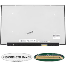 Матрица 16.0" N160GMT-GTB Rev C1 (2560*1600, 40pin(eDP, IPS, 240Hz), LED, SLIM(без планок и ушек), матовая, разъем справа внизу) для ноутбука