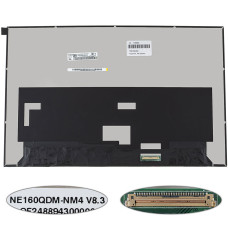 Матрица 16.0" NE160QDM-NM4 (2560*1600, 40pin(eDP, IPS, 500 cd/m?, 240Hz), LED, SLIM(без доп. панели), матовая, разъем справа внизу) для ноутбука