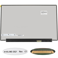 Матрица 16.0" N160JME-GQ1 (1920*1200, 40pin(eDP, IPS, 165Hz), LED, SLIM(без планок и ушек), матовая, разъем справа внизу) для ноутбука