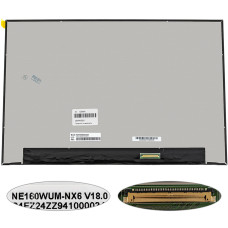 Матрица 16.0" NE160WUM-NX6 (1920*1200, 40pin(eDP, IPS, 165Hz, 500cd/m2, sRGB 100%), LED, SLIM(без доп панели), матовая, разъем справа внизу) для ноутбука