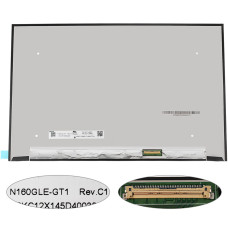 Матрица 16.0" N160GLE-GT1 (2560*1600, 40pin(eDP, IPS, 165Hz), LED, SLIM(без доп. панели), матовая, разъем справа внизу) для ноутбука