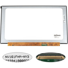 Матрица 16.1" NV161FHM-NY3 (1920*1080, 40pin(eDP, IPS, 144Hz), LED, SLIM(без планок и ушек), матовая, разъем справа внизу) для ноутбука
