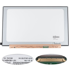 Матрица 16.1" NV161FHM-NY4 (1920*1080, 40pin(eDP, IPS, 144Hz), LED, SLIM(без планок и ушек), матовая, разъем справа внизу) для ноутбука