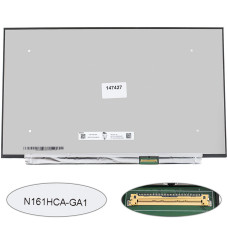Матрица 16.1" N161HCA-GA1 (1920*1080, 40pin(eDP, IPS, 144Hz), LED, SLIM(без планок и ушек), матовая, разъем справа внизу) для ноутбука