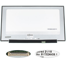 Матрица 17.3" B173ZAN06.1 (3840*2160, 40pin(eDP, IPS, 120hz, 500cd/m2, цветопередача 100%), LED, SLIM(без планок и ушек), матовая, разъем справа внизу) для ноутбука