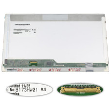 Матрица 17.3" B173HW01 V.5 (1920*1080, 40pin, LED, NORMAL, матовая, разъем слева внизу) для ноутбука (renew)