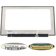 Уценка! матрица 17.3" NV173FHM-N49 (1920*1080, 30pin(eDP, IPS, 250 cd/m2, цветопередача 45%), LED, SLIM(без планок и ушек), матовая, разъем справа внизу) для ноутбука