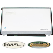 Уценка! матрица 17.3" B173HAN01.0 (1920*1080, 30pin(eDP, IPS), LED, SLIM(вертикальные ушки), матовая, разъем слева внизу) для ноутбука