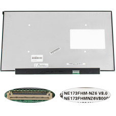 Матрица 17.3" NE173FHM-NZ6 (1920*1080, 40pin(eDP, IPS, 360HZ), LED, SLIM(без планок и ушек), матовая, разъем справа внизу) для ноутбука
