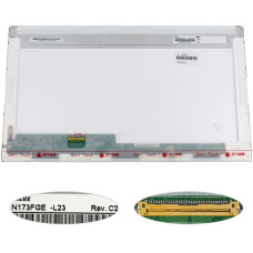 Матрица 17.3" N173FGE-L23 (1600*900, 40pin, LED, NORMAL, глянец, разъем слева внизу) для ноутбука (renew)