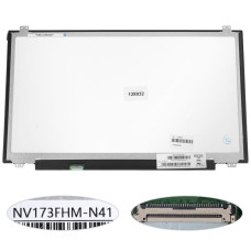 Уцінка! Матриця IPS 17.3" NV173FHM-N41 FHD 1920×1080, eDP 30pin, 300 кд/м², 72% LED Slim матова, роз’єм зліва знизу
