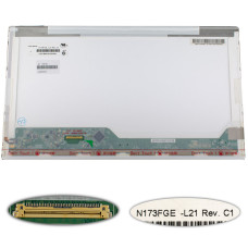 Уценка! матрица 17.3" N173FGE-L21 (1600*900, 40pin, LED, NORMAL, глянец, разъем слева внизу) для ноутбука (renew)