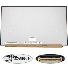 Матрица 17.3" B173ZAN06.9 (3840*2160, 40pin(eDP, IPS, 144hz, 500cd/m2, цветопередача 100%), LED, SLIM(без планок и ушек), матовая, разъем справа внизу) для ноутбука