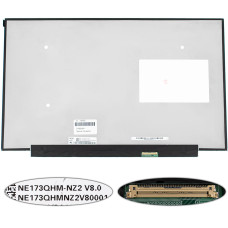 Матрица 17.3" NE173QHM-NZ2 (2560*1440, 40pin(eDP, IPS, 240Hz), LED, SLIM(без планок и ушек), матовая, разъем справа внизу) для ноутбука