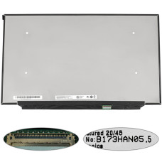 Матрица 17.3" B173HAN05.5 (1920*1920, 40pin(eDP, IPS, 165Hz), LED, SLIM(без планок и ушек), матовая, разъем справа внизу) для ноутбука