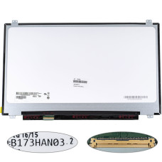 Матрица 17.3" B173HAN03.2 (1920*1080, 40pin(eDP, IPS, 144HZ, 300 cd/m?, 16.7M 72% NTSC), LED, SLIM(вертикальные ушки), матовая, разъем слева внизу) для ноутбука