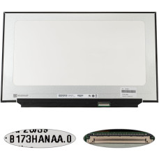 Матрица 17.3  B173HANAA.0 (1920*1080, 40pin(eDP, IPS, 144HZ, 250cd/m2, 45% NTSC), LED, SLIM(без планок и ушек), матовая, разъем справа внизу) для ноутбука