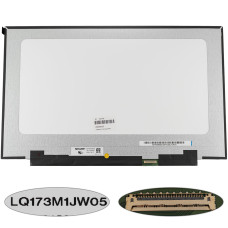 Матрица 17.3" LQ173M1JW05 (1920*1080, 40pin(eDP, IPS, 240HZ), LED, SLIM(без планок и ушек), матовая, разъем справа внизу) для ноутбука